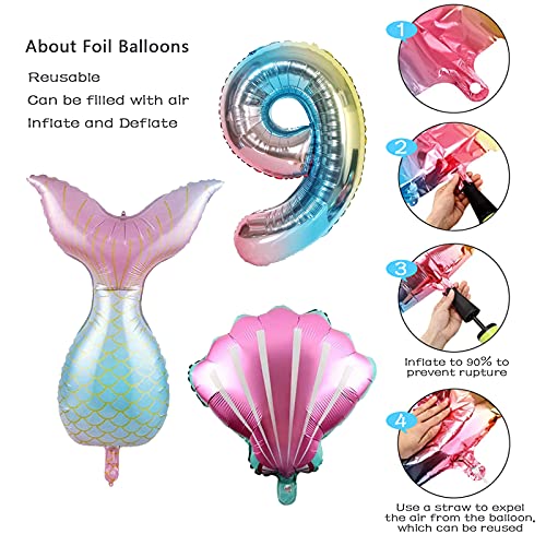 Palloncino Sirena,Sirena Decorazioni