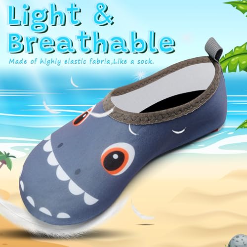 Image of VIFUUR Kids Water Shoes Girls Boys Quick Dry Aqua Socks for Beach Swim Outdoor Sports
