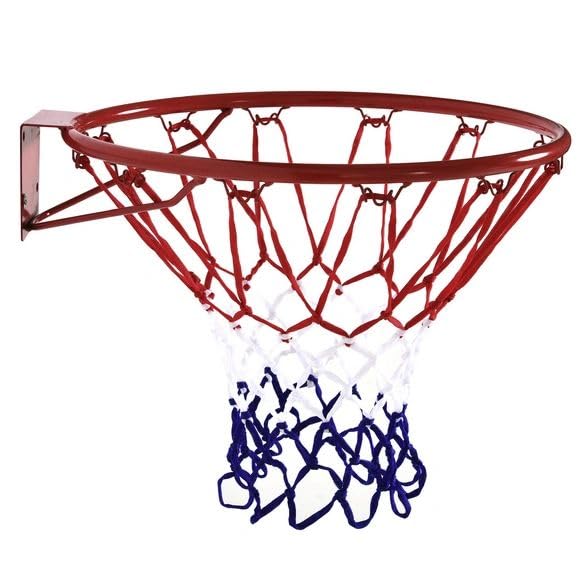 Basketball Ring, Standard Hoop for Indoor and Outdoor Use, 30cm Diameter, Solid Steel Construction 3