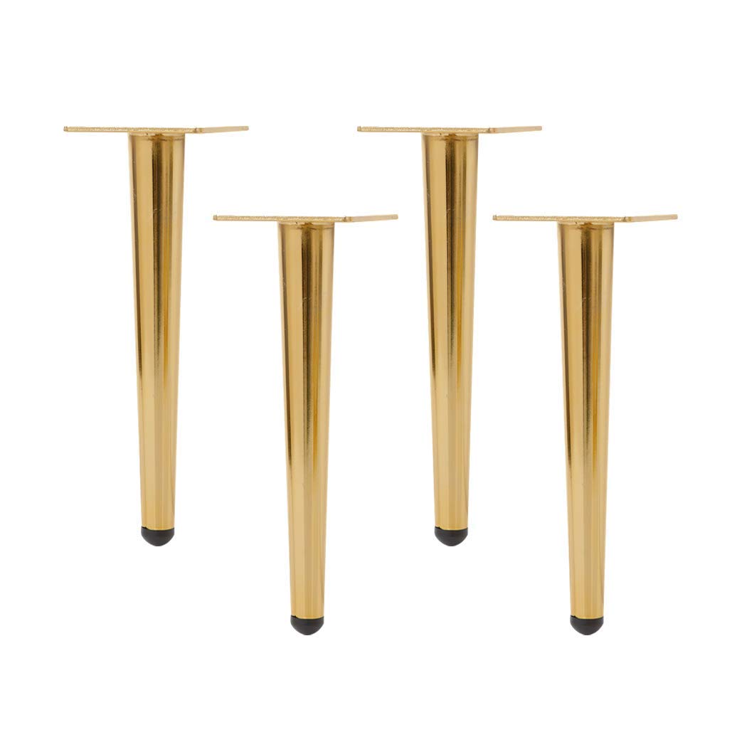 4 Gambe per mobili, Piedini per mobili Hardware Accessori per mobili Piedini per mobili Conici Dritti Piedini di Supporto per mobili in Metallo Piedini per Gambe del Divano Piedini