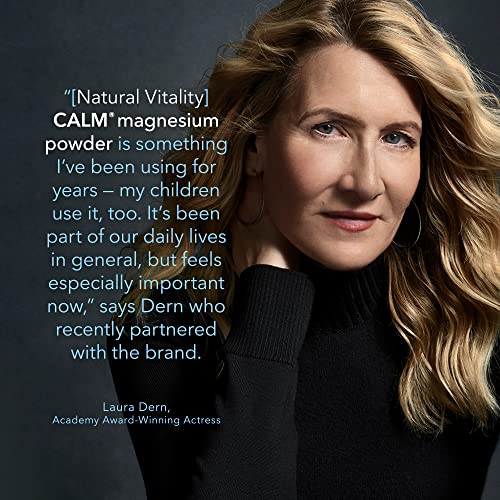 Natural Vitality Calm #1 Selling Magnesium Citrate Supplement, Anti-Stress Magnesium Supplement Drink Mix Powder- Raspberry Lemon, Vegan, Gluten Free and Non-GMO (Package May Vary), 16 oz 113 Servings