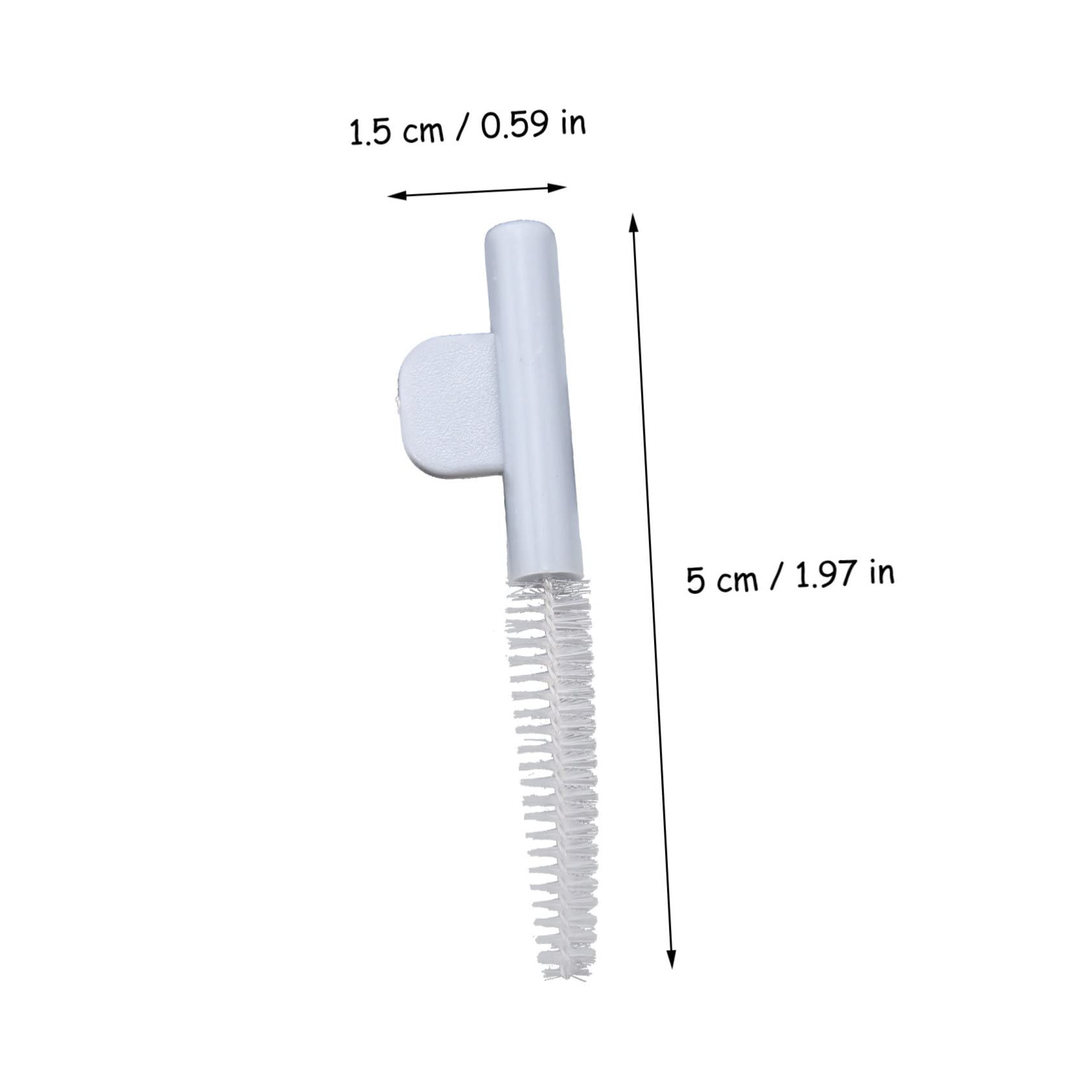 COLLBATH Hearing-aid Tube Brush Set 5pcs Maintenance Hearing-aid Cleaners for Earmold Tubing