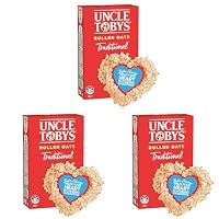 UNCLETOBYS Oats Traditional, 1kg (Pack of 3)