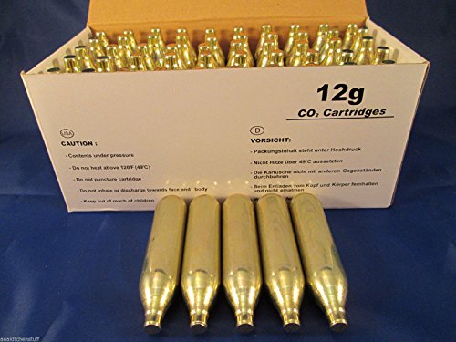 500 CO2 cartridges 12g Non-Threaded C02 Paintball (case)