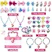 Jewelry Toys for Girls, Adjustable Rings, Bracelets, Necklaces, Butterfly Hair Clips, Toddler Bows, Unicorns Kids Toys Set for Princess Dress Up, Christmas Birthday Gifts, 3 4 5 6 7 8 9+ Year Old Girl