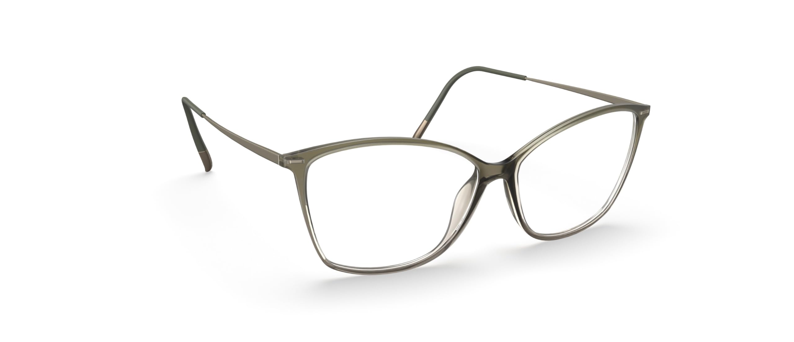 Eyeglasses Illusion Lite Full Rim 1607 5740 Jiggle Olive 58mm