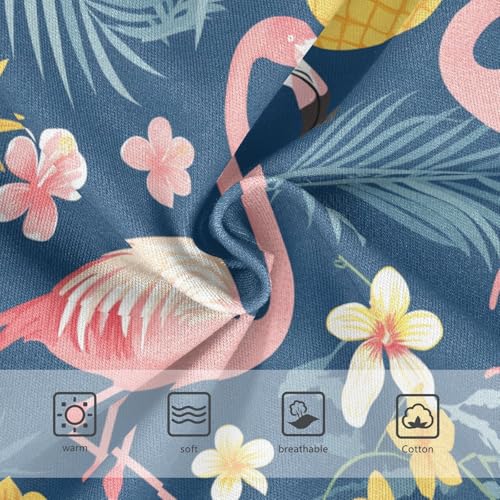 Wusikd Flamingos Girls' Underwear Cotton Pineapples Girls Briefs Soft Toddler Underwear 2T3