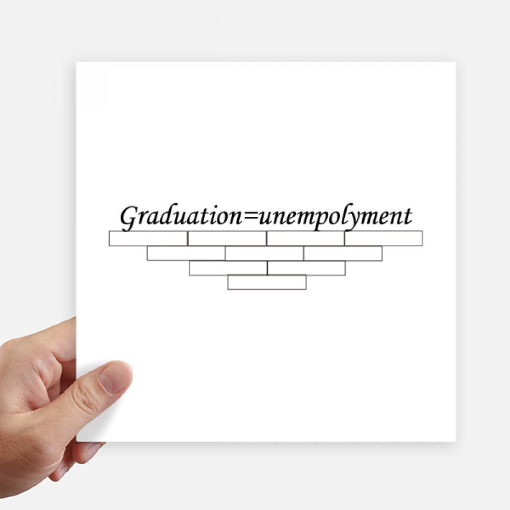 Autocollant mural et valise citation graduation multicolore DIYthinker 4Pcs