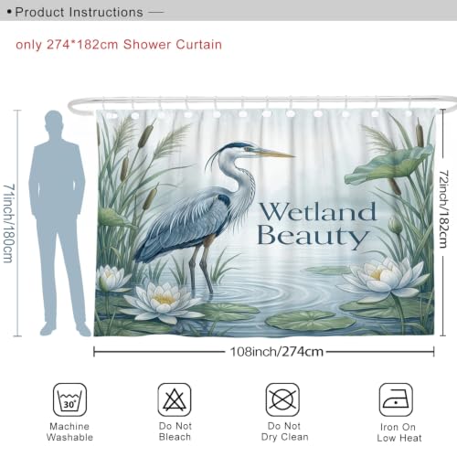 Rideau de douche 274 cm de large pour stopper l'eau au sol