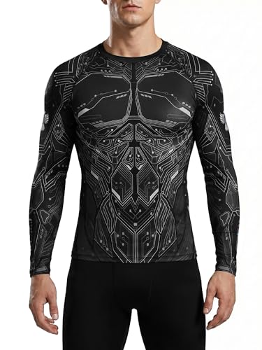 Rashguard Cybermagnetic Raven Fightwear noir L MMA BJJ combat