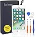 bokman LCD Pantalla para iPhone 5s/SE, Táctil LCD Reemplazo con Herramientas de Reparación(Blanco)