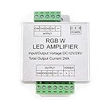 mini amplificador led rgb Cada vez que agregue un amplificador RGBW, el número de LED se conectará más de dos veces. Amplíe 10 metros de tiras LED SMD5050 30LEDs / m RGBW / 5 metros de tiras LED SMD5050 60LEDs / m RGBW