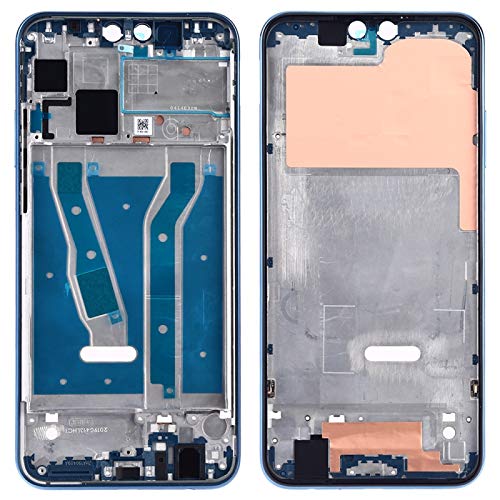 Cadre LCD de boîtier avant Huawei Y9 2019 pièce remplacement téléphone bleu