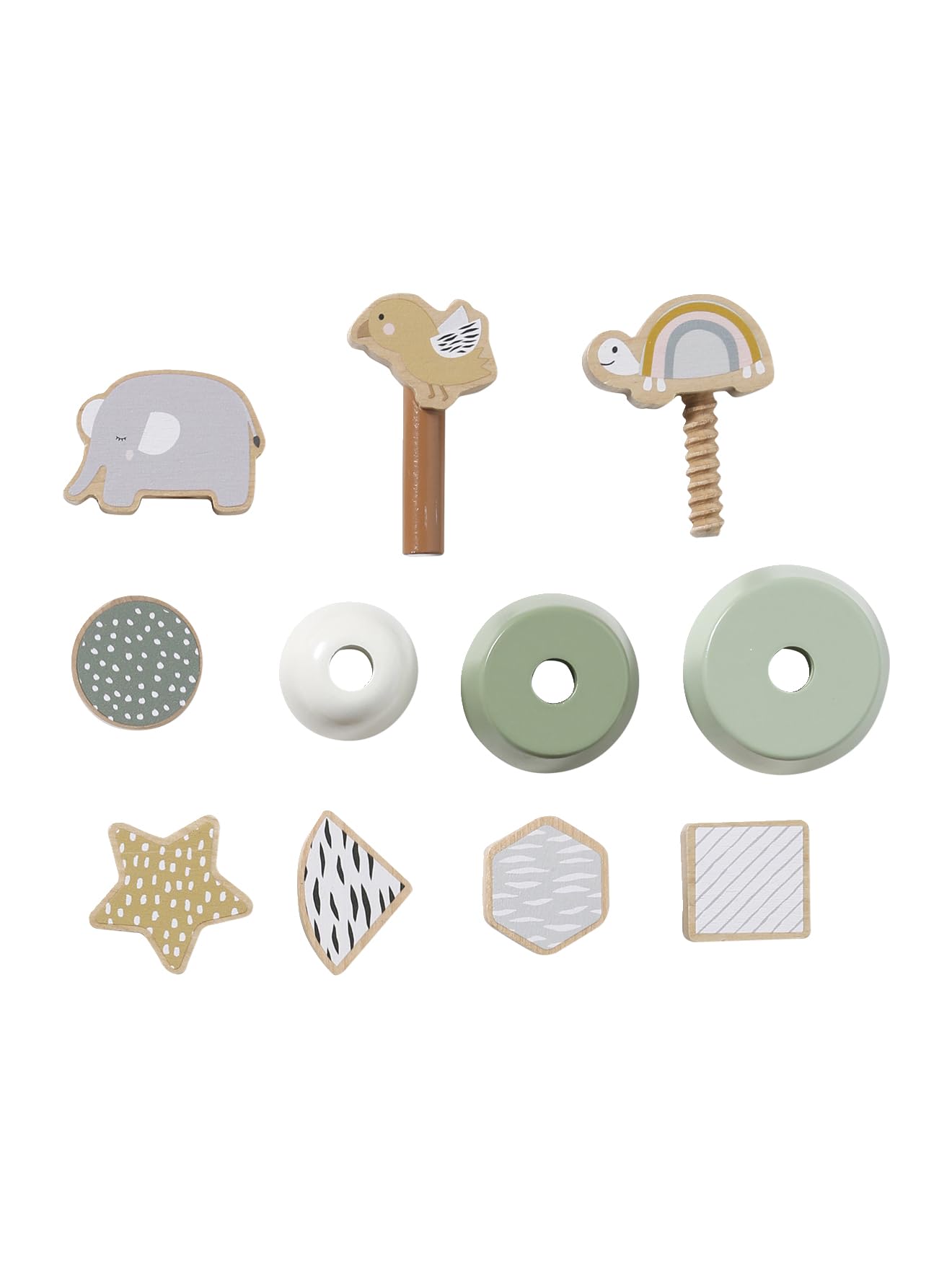 VERTBAUDETMitwachsender Baby Activity-Tisch TANSANIA, Holz FSC®natur