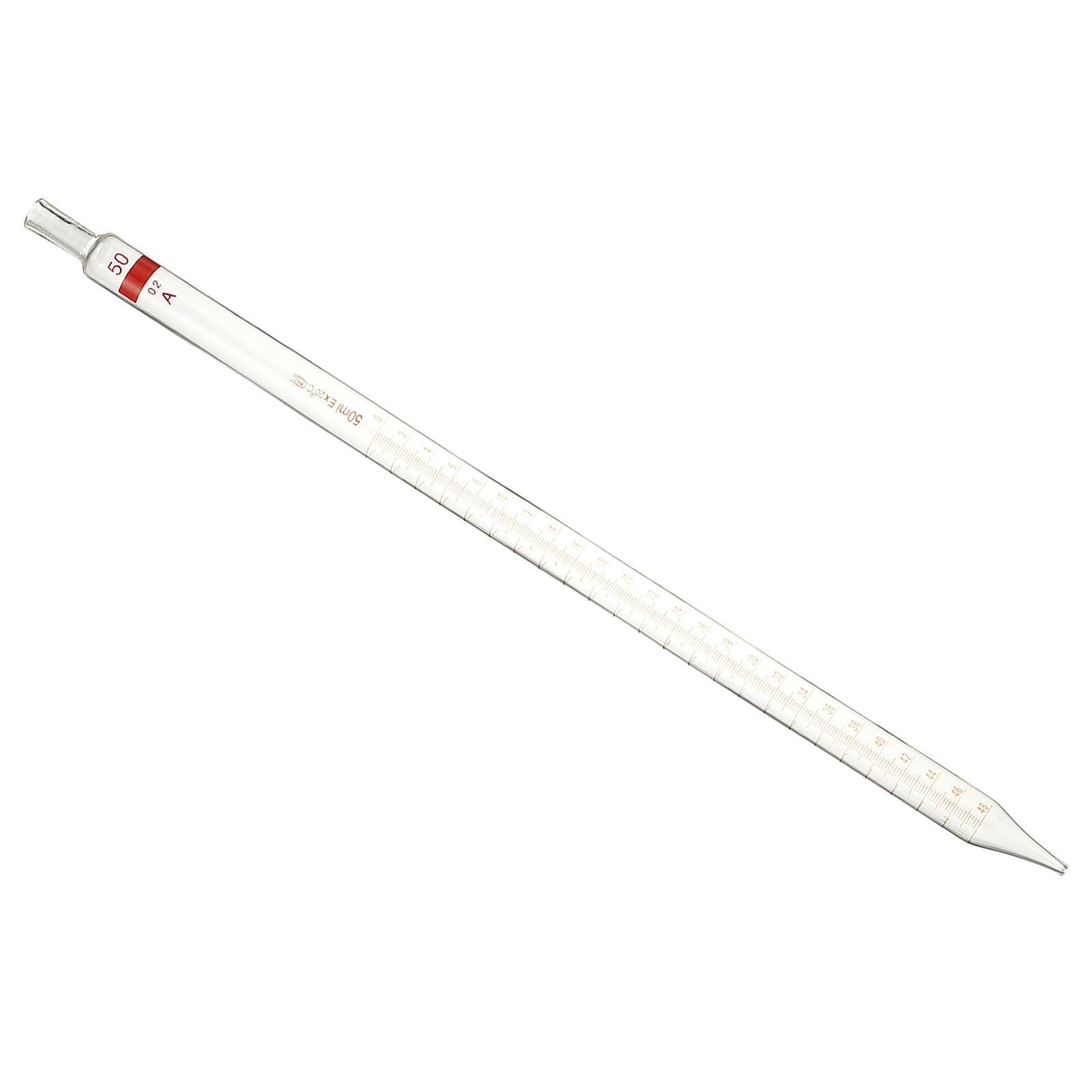 PATIKIL Graduierte Tropfpipetten Kit, 4 Stück 25ml Borosilikatglas Pipette mit Gummi-pipettierball Zum Transferieren Von Flüssigkeiten Für Labor