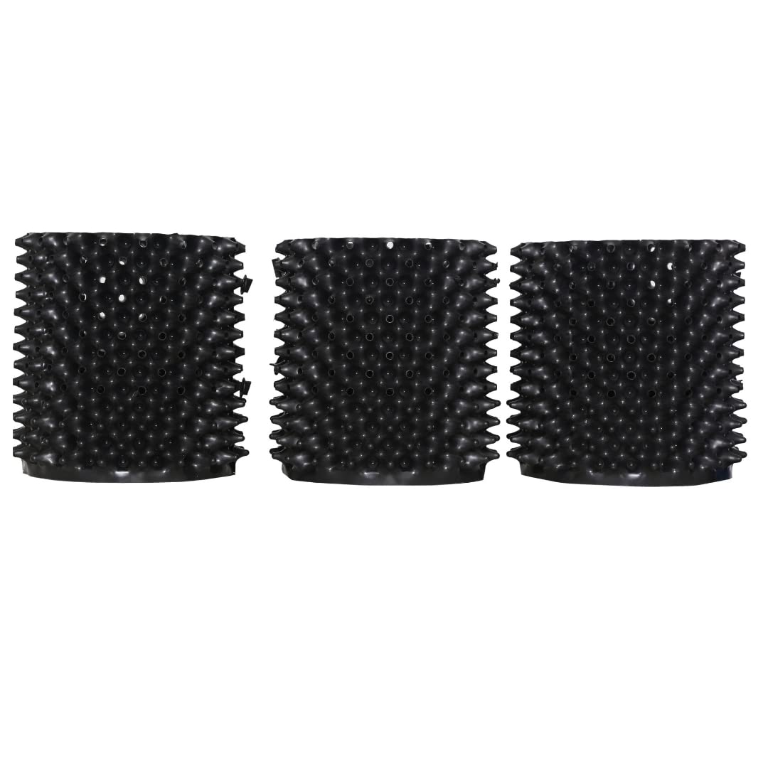 Air Pots - Garden Pot Planter Container, Black Colour [ Set of 3 ] Suitable for Home Garden/Rooftop Garden - (9.5" 9.5" 11) (B0BSVGL7L4) Amazon Price History, Amazon Price Tracker