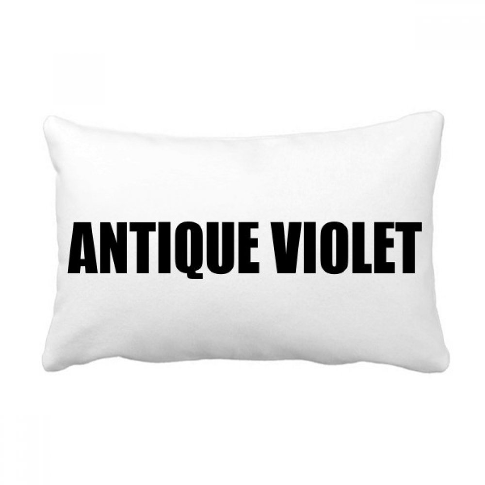 Coussin lombaire violet antique oreiller de canapé multicolore 16x24 pouces