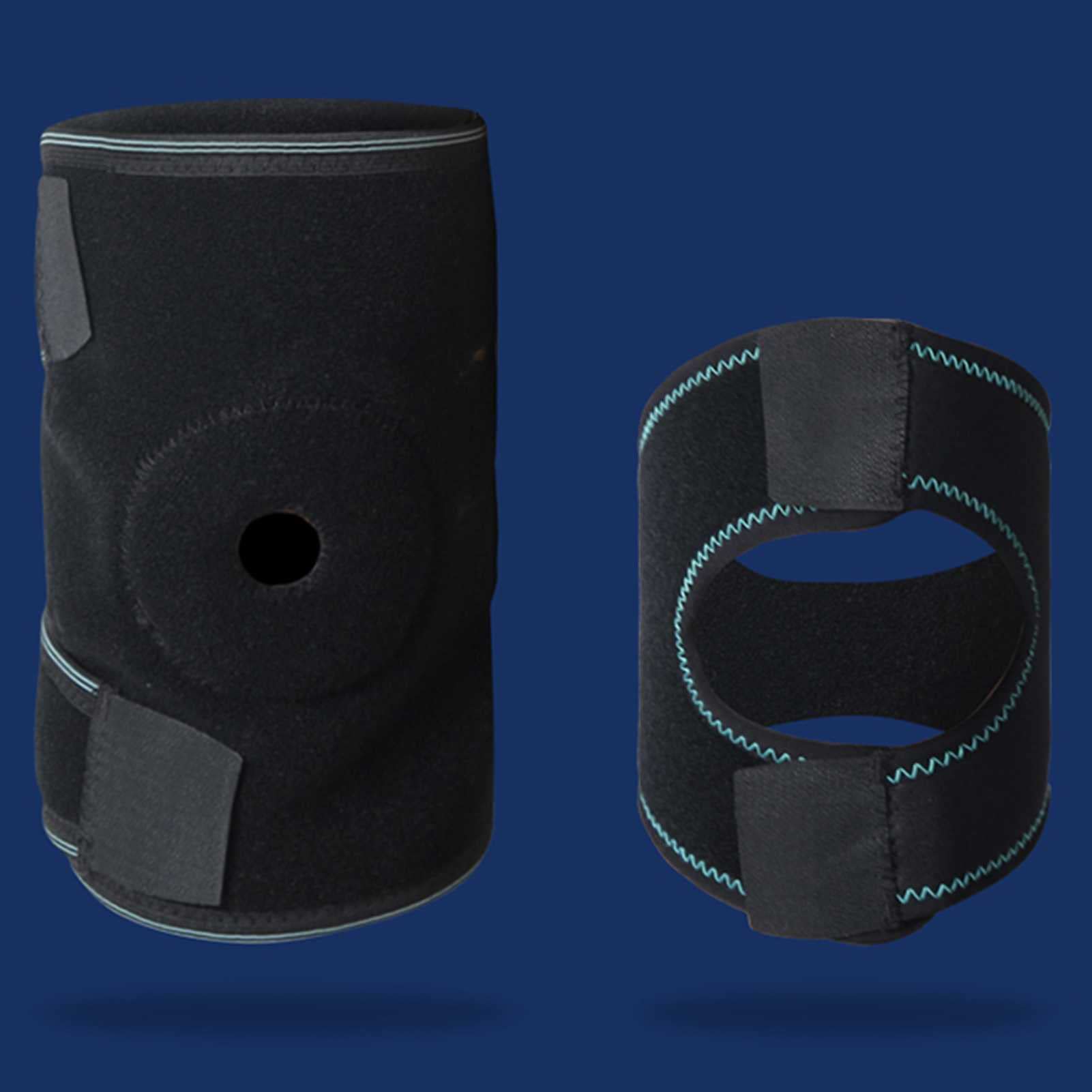 Stabilizator Kolana, Ochraniacz Stawu Kolanowego Na Uraz Łąkotki, Stały Stabilizator, Kompresyjny Stabilizator Kolana I Stabilizator Do Ćwiczeń Na Więzadła Poboczne Piszczelowe (L,Black-37 * 18CM