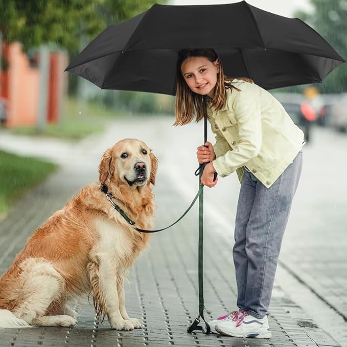 DME SALES Travel Umbrella Windproof Automatic Umbrella for girls, Umbrellas for rain, for Man, Women Factory Outlet umbrellas (Black) 1