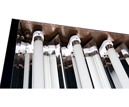 Hydrofarm Agrobrite Designer T5 8-Tube Light Fixture #TOP30