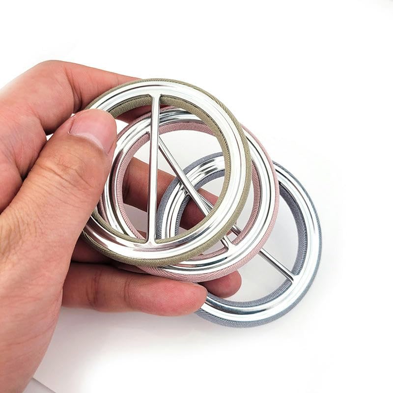 Zestaw sprzączek do paska z czarną tkaniną, do samodzielnego szycia i rękodzieła, 20 szt., 35-50 mm, zamienne klamry ślizgowe do wiatrówek