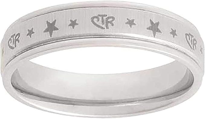 Ringmasters J126 Size 4-10 Aries Ring Choose the Right Stainless Steel Mormon One Moment In Time LDS CTR