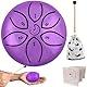 mini steel tongue drum Regentrommel Stahlzungentrommel 3 Zoll 6 Töne C-Key Handpan Drum Percussion Instrument Ätherische Trommel mit Stofftasche, Musikbuch und Schlägel, Musik Geschenk für Kinder