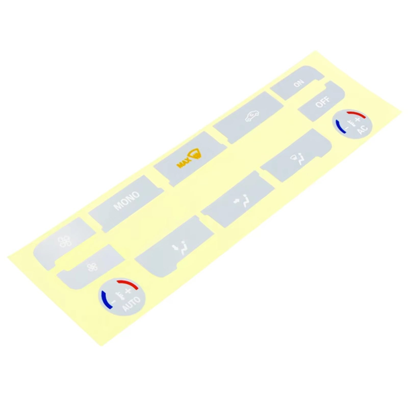 Repair Compatible with for Mondeo Fix Ugly Button Car Air Condition AC Climate Control Button Repair Sticker Decal