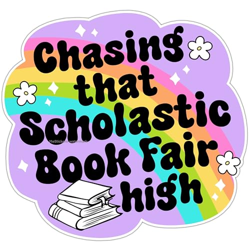 Amazon.com: Chasing that scholastic book fair high sticker, Book ...