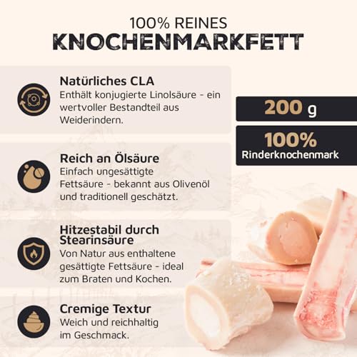 Carnivoro Rinderknochenmark - Beef Bone Marrow - 200g