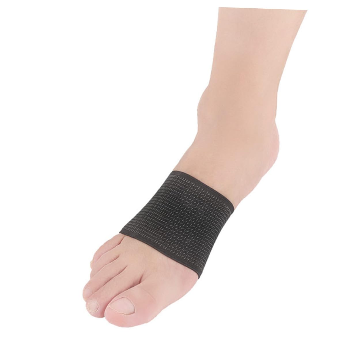 BESTYASH Sports Pad for High Heels Foot Arch Support Breathable Compression Foot Sleeve Ankle Support Brace for Foot Size L/XL