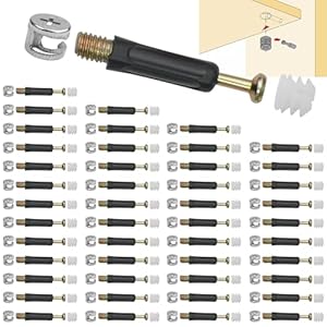 Heedpeiur P2-14 Möbelverbinder Schraubenset 50 Stk