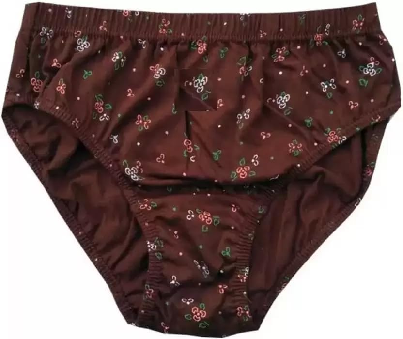 Medium-Coverage Women with a Hidden Waistband, The Super-Combed Cotton mid-Waist Print Bikini Panty (Pack of 6)-image-40