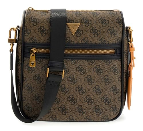 GUESS sac à épaule bandoulière Milano Crossbody Bag 2 Coffee marron clair