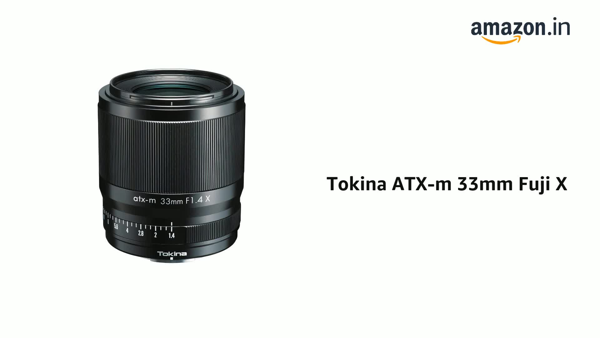 Tokina ATX-m 33mm f/1.4 AF Standard Prime Lens for FUJIFILM X 