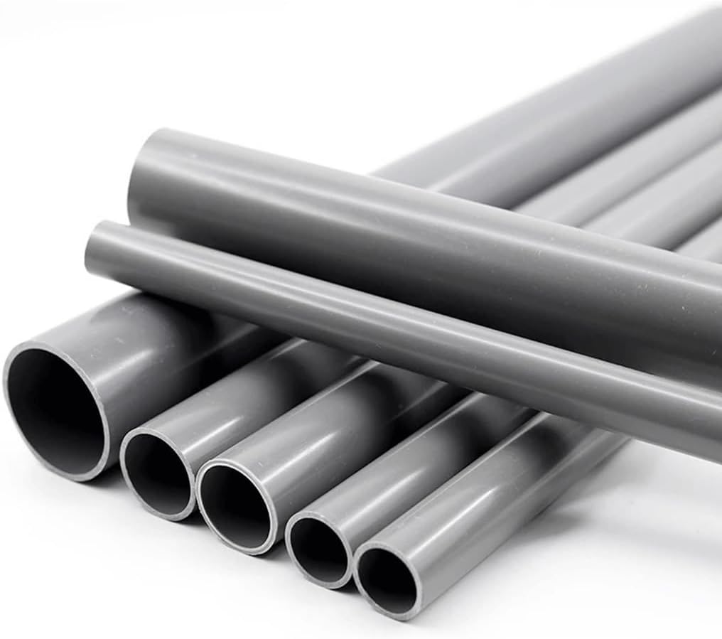 PVC Round Pipe 50cm - Versatile Tubing for Garden, Aquarium, and DIY Water Cooling Projects(O.D 25mm)