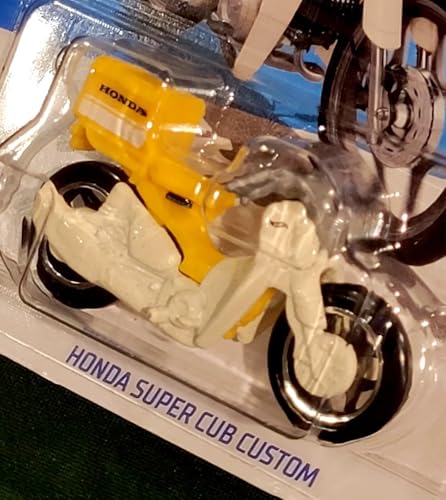 Image of Hot Wheels Car Ages 3 and Up (Honda Super Cub Custom Multicolor)