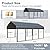 RITERYIFER 10x20 FT Carport Canopy Heavy Duty RV Metal Carports Kits for Garage,Aluminum Car Ports with Steel Shelter Frame Cover for 1 Car or Boats