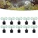 10 Set Cross Atomizing Micro Sprinkler Cross Atomization Nozzle Garden Drip Irrigation Head Cooling Spray Nozzle G1/2