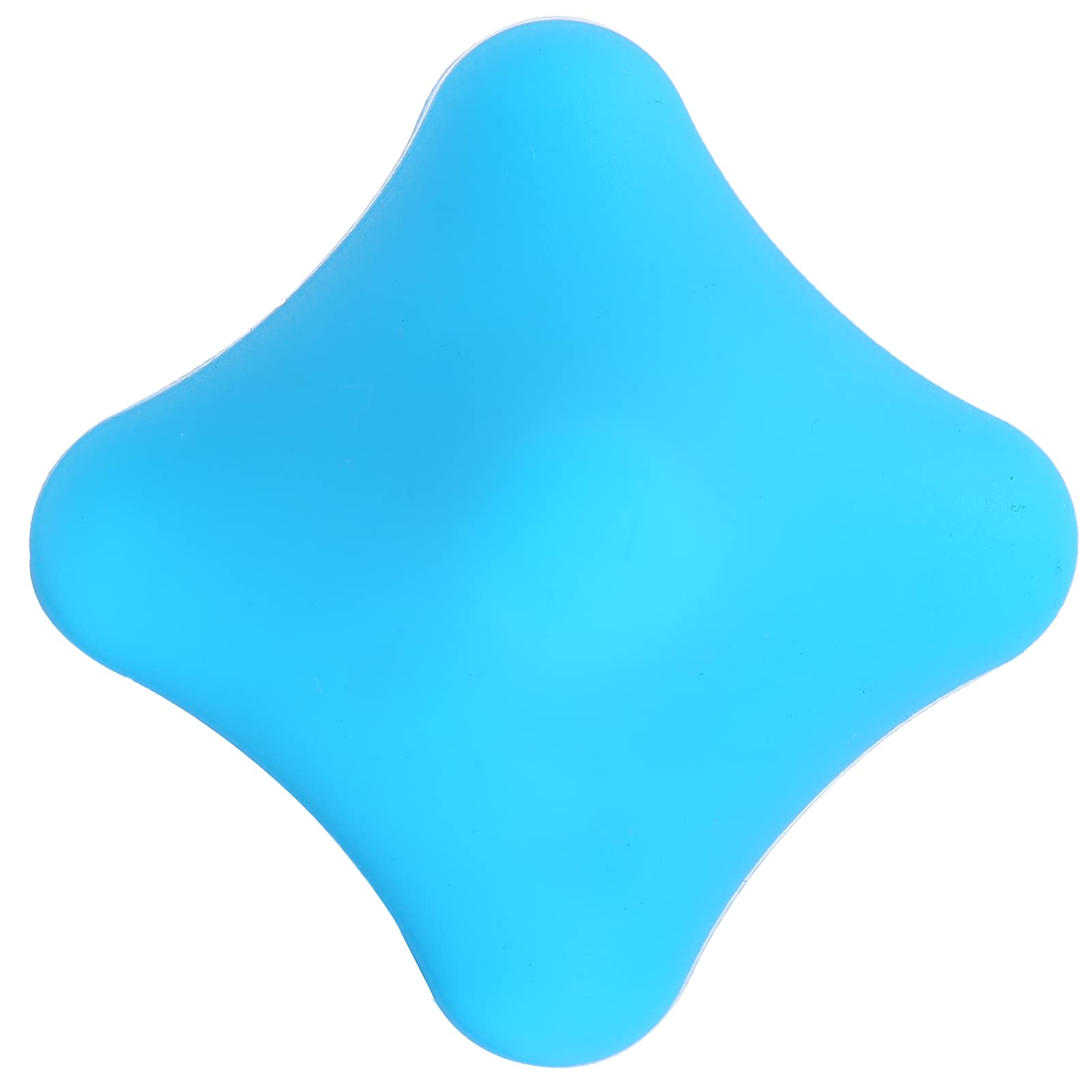 Bola del Masaje del Silicón para los Nudos del Músculo, Bola del Ejercicio de la Mano de 2,4 Pulgadas (Azul)