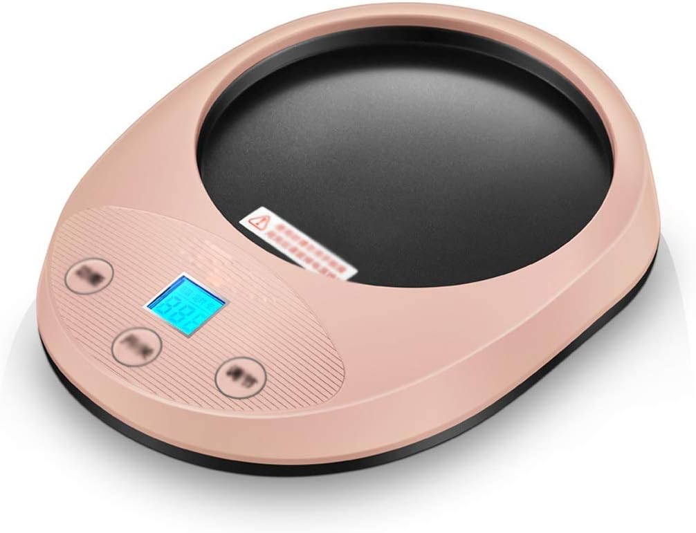 Cup Heater Cup Warmer Smart Thermostatic Hot Tea Makers 8 Gear Heating Coaster for Coffee Milk Tea Warmer Pad with Timing Heater (Color : D)