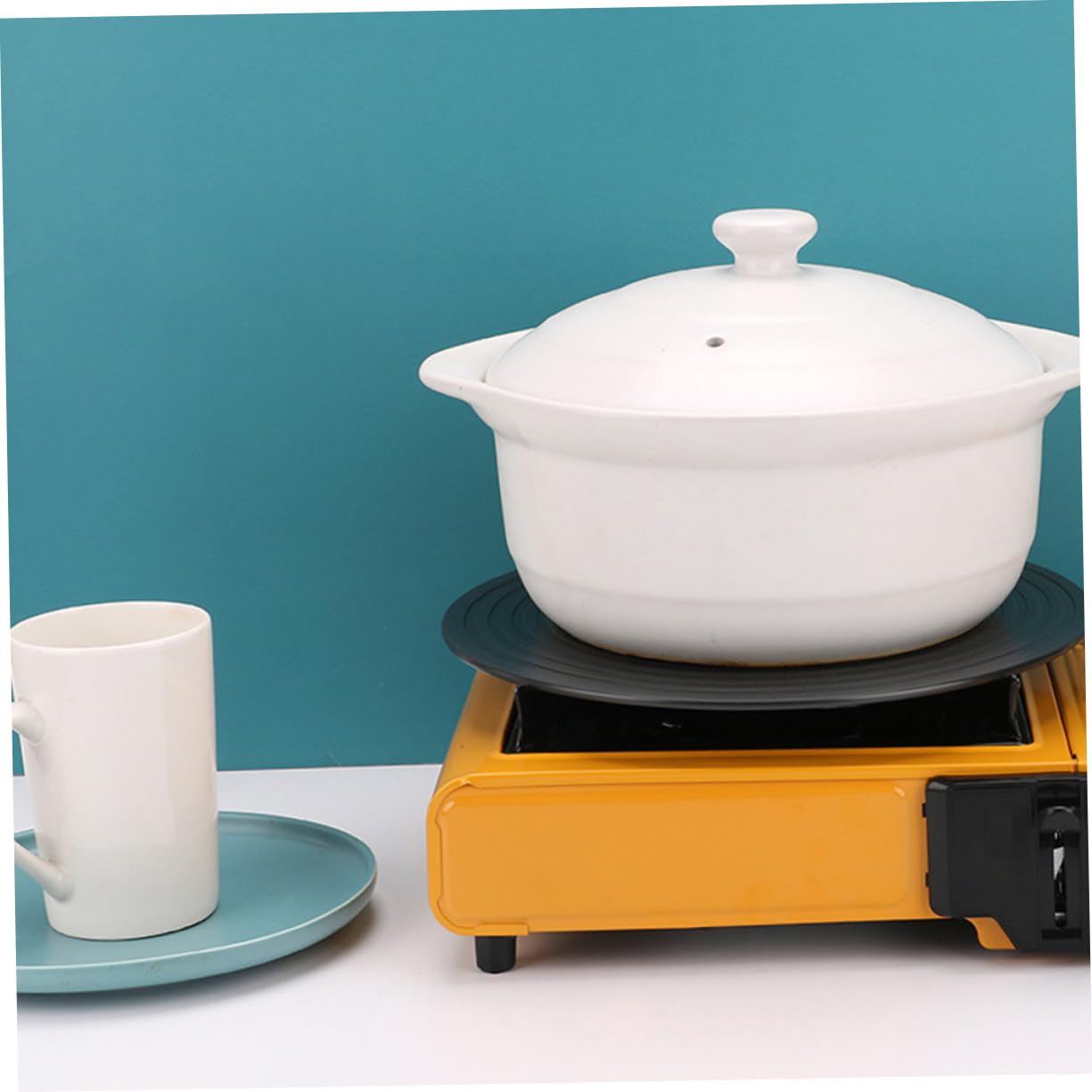 VICASKY Piastra Diffusore Calore per Cucina Gas Vassoio Scongelamento Rapido Protezione Pentole Adatta per Cottura e Stufati Accessorio Cucina Professionale