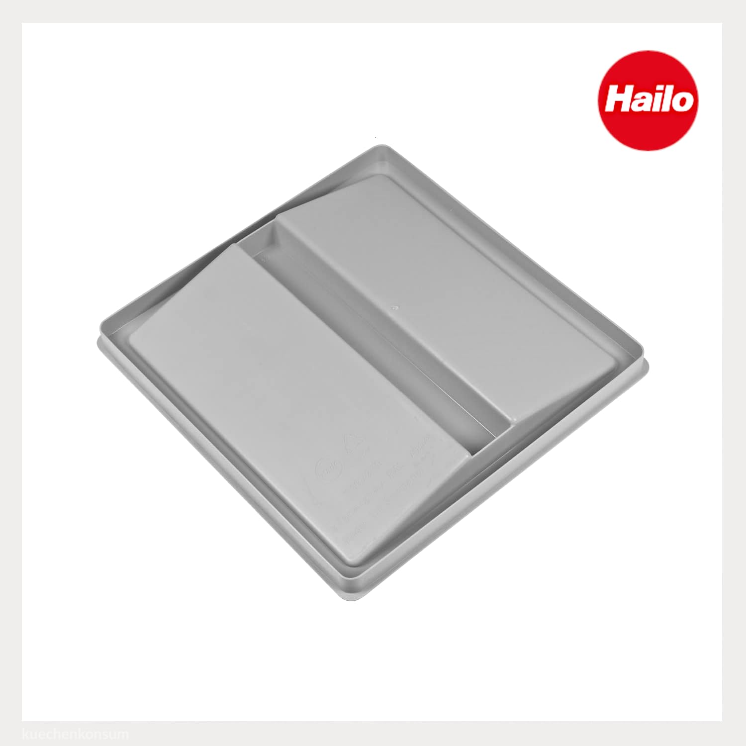 LUTH Premium Profi Parts Poubelle Encastrable Compatible Avec Hailo 3666101 As Tandem 2 X 15 L Gris Foncé