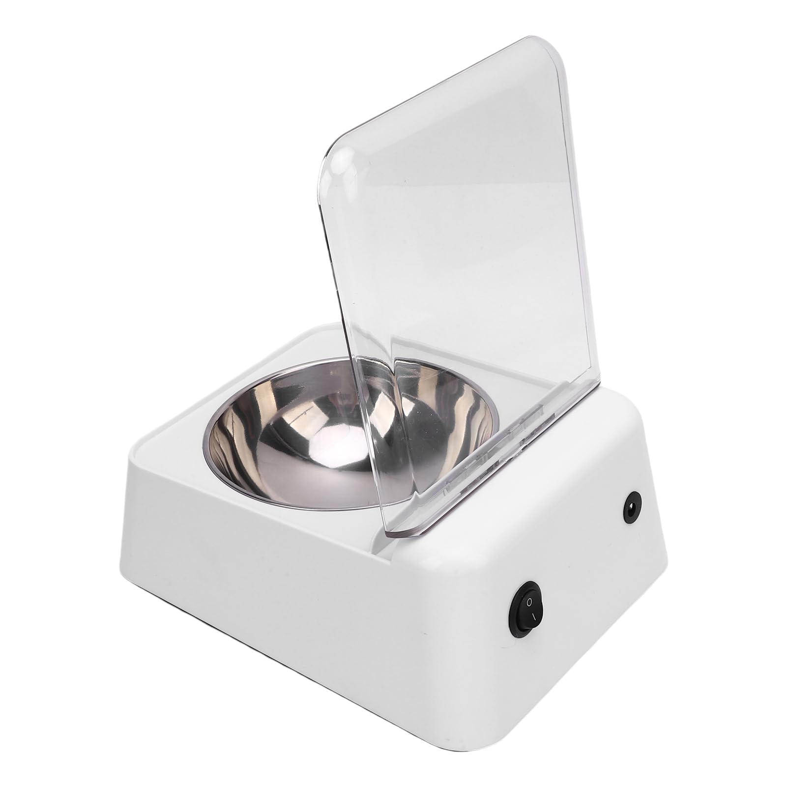 Sxhlseller Comedero automático para mascotas, comedero inteligente para perros y gatos con tapa de apertura de sensor infrarrojo para uso doméstico, carga USB y gran capacidad