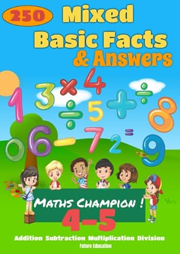 Maths Champion !: Column Addition, Column Subtraction, Column Multiplication & long Division workbook, 4th Grade, 5th Grade