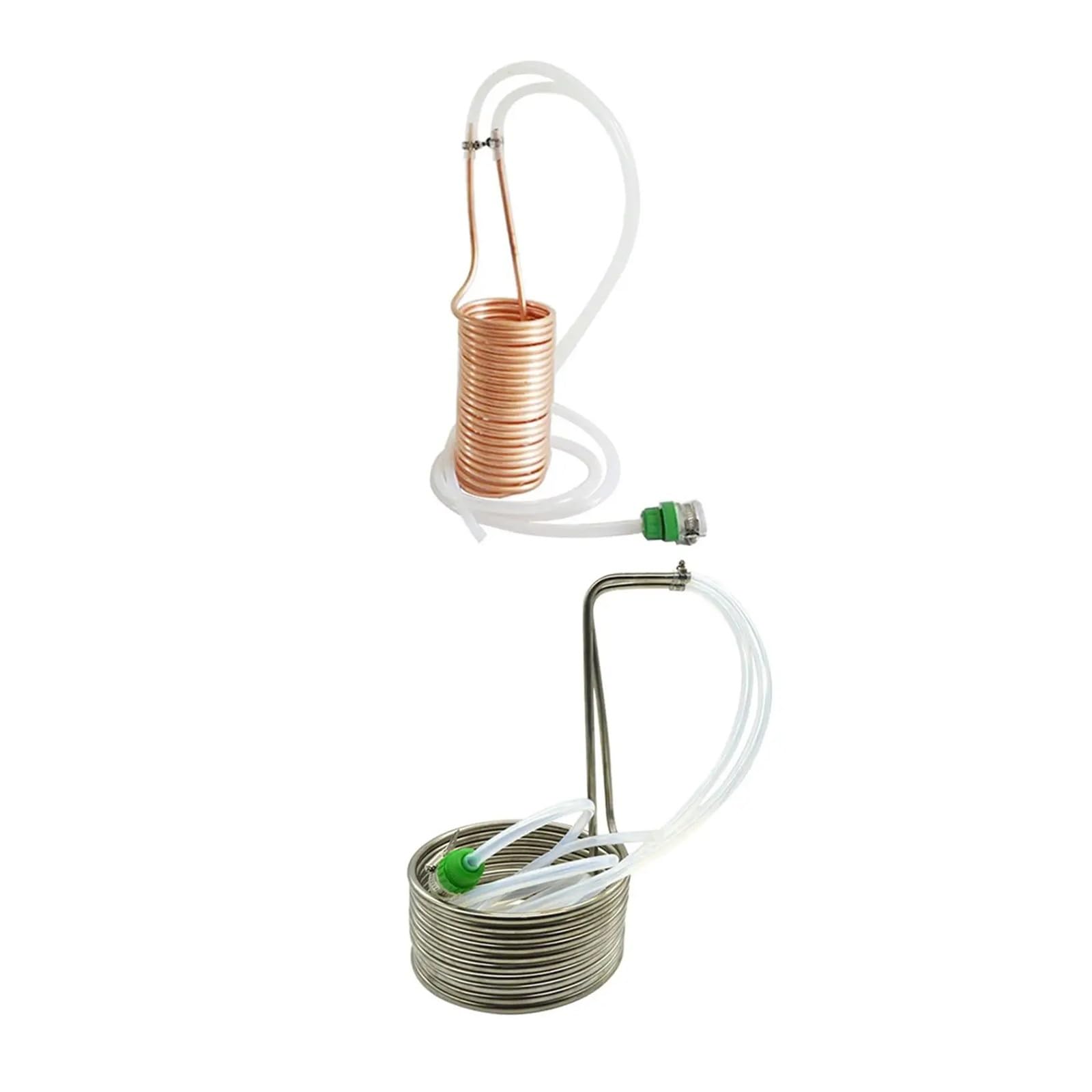 Serpentín Enfriador de Mosto Tubo de Acero Inoxidable Suministros de Cocina Restaurante Accesorio de elaboración de Cerveza casera Hotel Acero Inoxidable Amplia Gama de Aplicaciones(Copper)