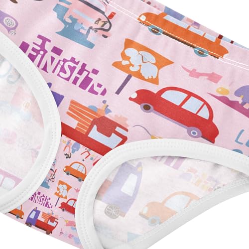 Colorful Vehicles Cars Toddler Girls's Underwear 2T 202c11464