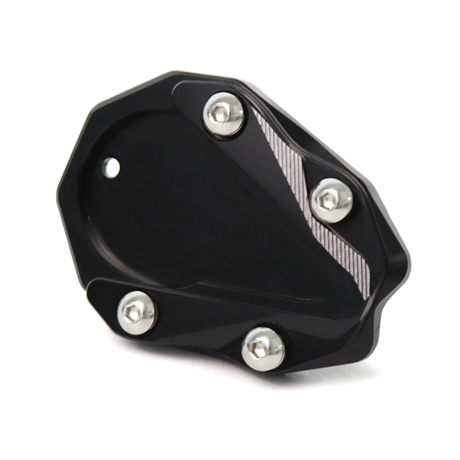 Prolunga per cavalletto per moto Ingrandisci piastra per cavalletto laterale per moto(D'argento)