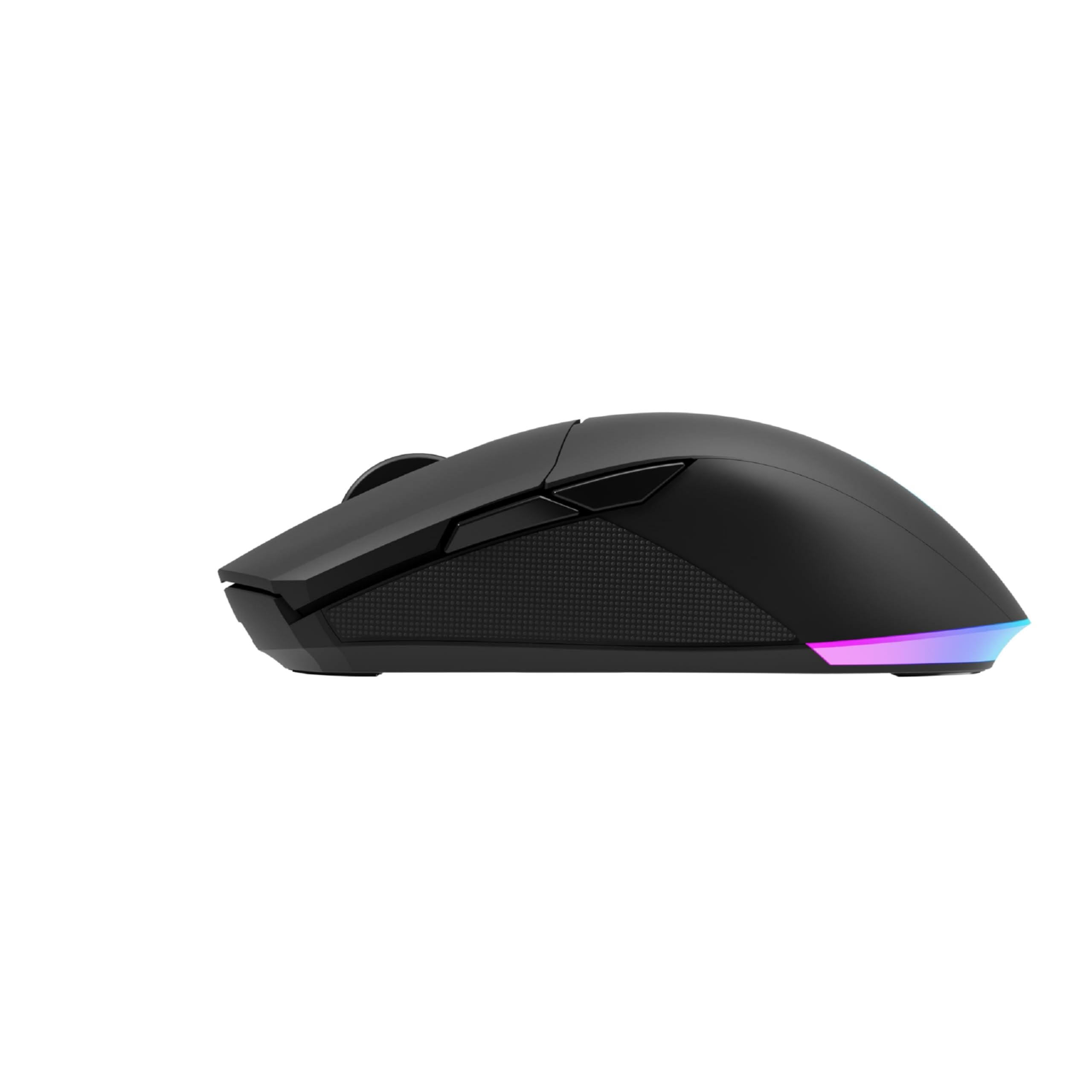 NEWSKILL Chiron Pro Wireless ratón Gaming RGB inalámbrico ambidiestro 16000DPI 8 Botones Sensor PAW3335 Negro