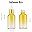 PrettyCare Glass Eye Dropper Bottles 99 Pack, 1oz (30ml) Rainbow Empty Thick Bottles Bulk with Leakproof Golden Caps - With Labels & Funnels for Storage, Travel, Essential Oils, Cuticle, Tinctures